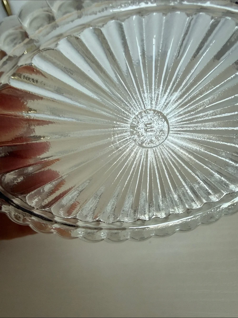 Rosso/Westmoreland mold  clear Glass Hen on Nest Rooster